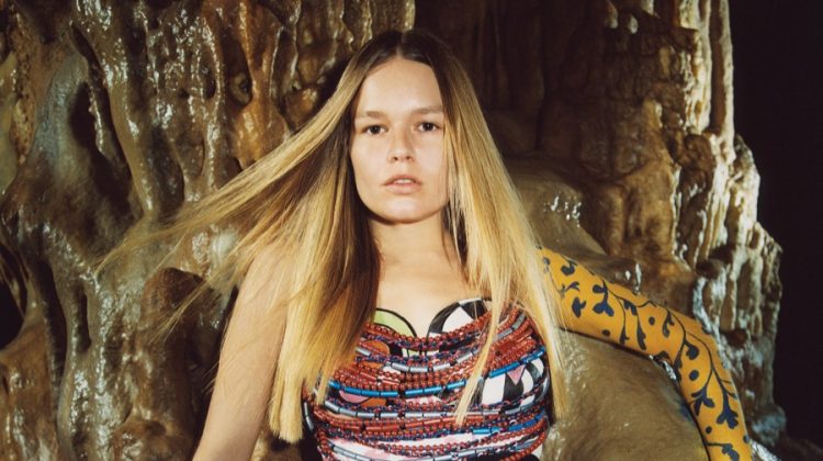 Anna Ewers Models Statement Style in Italian Caves WSJ. Magazine
