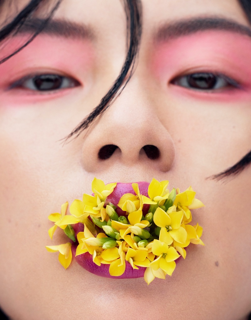 Megan, Minami & Jude Embrace Flower Beauty for The WOW Magazine