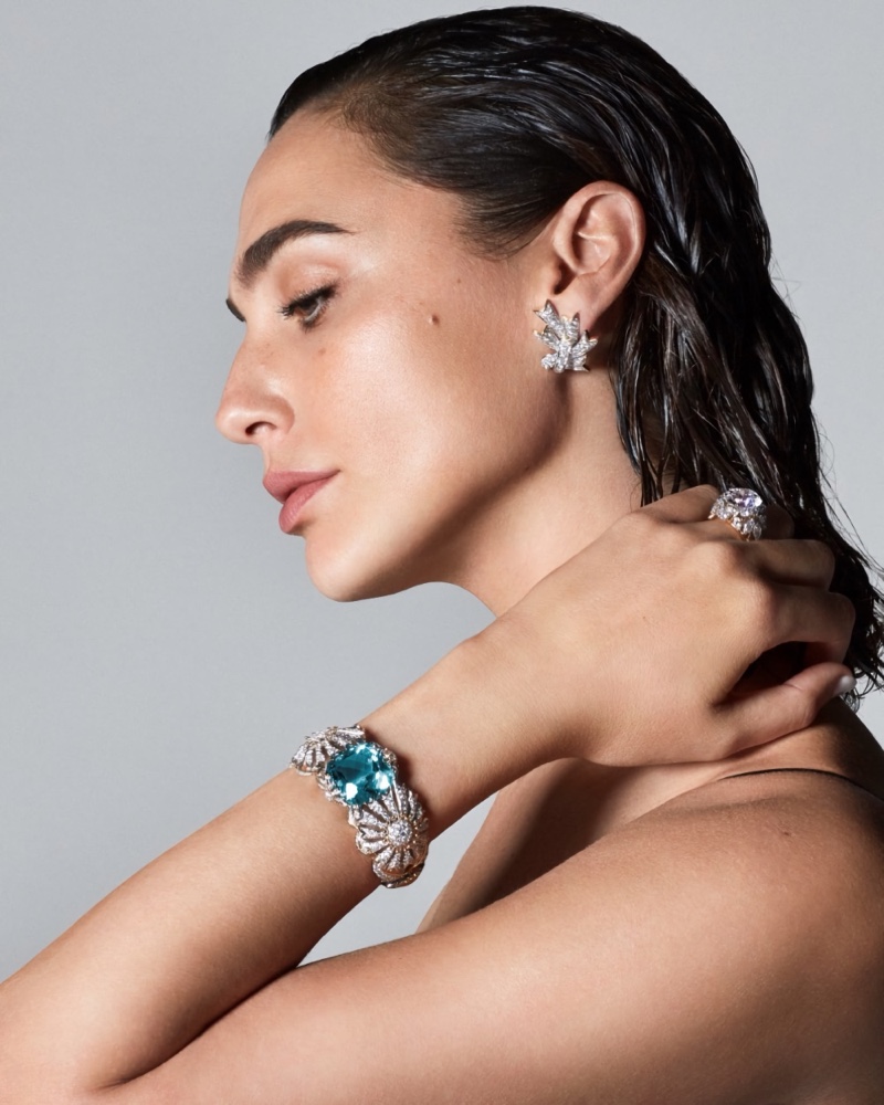 Gal Gadot Tiffany & Co. 2022 Jewelry Bracelet Campaign