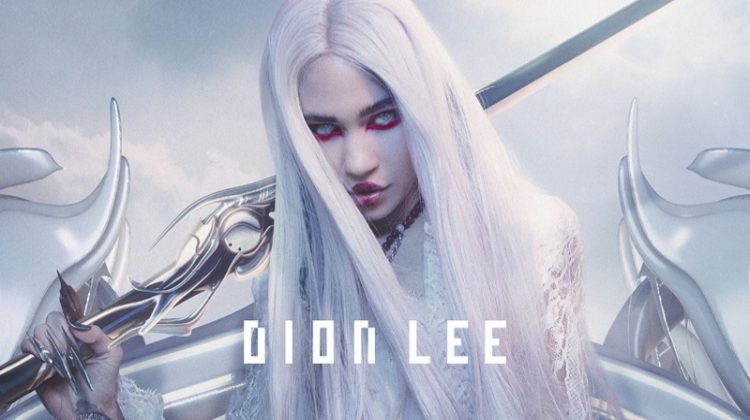 Grimes Sci-Fi Long White Hair Dion Lee