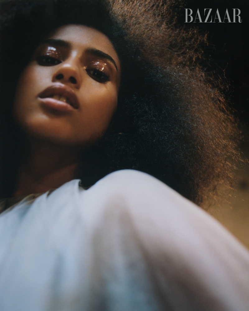 Imaan Hammam is ready for her closeup.