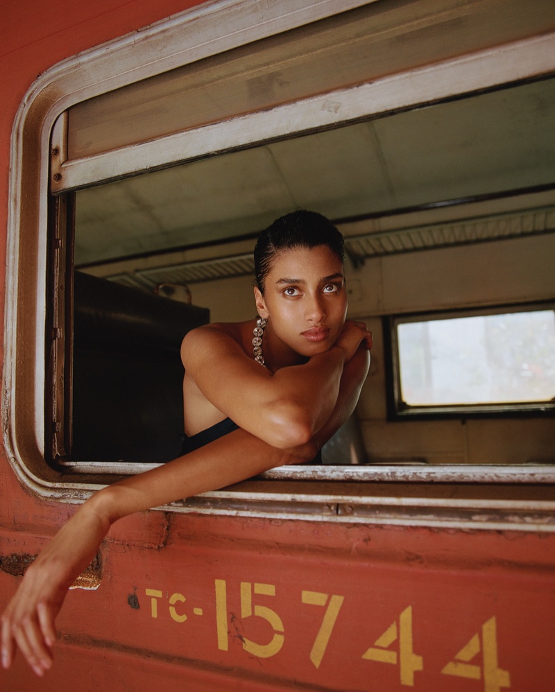 Imaan Hammam. Photo: Nadine Ijewere for WSJ. Magazine