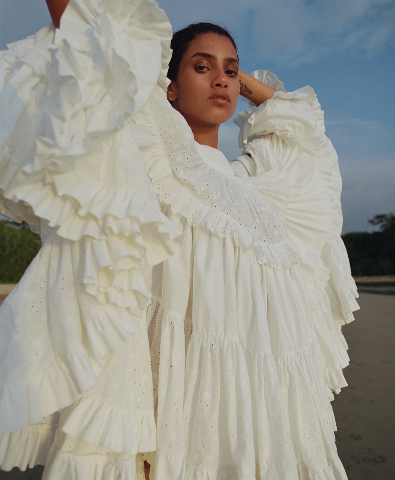 Imaan Hammam. Photo: Nadine Ijewere for WSJ. Magazine