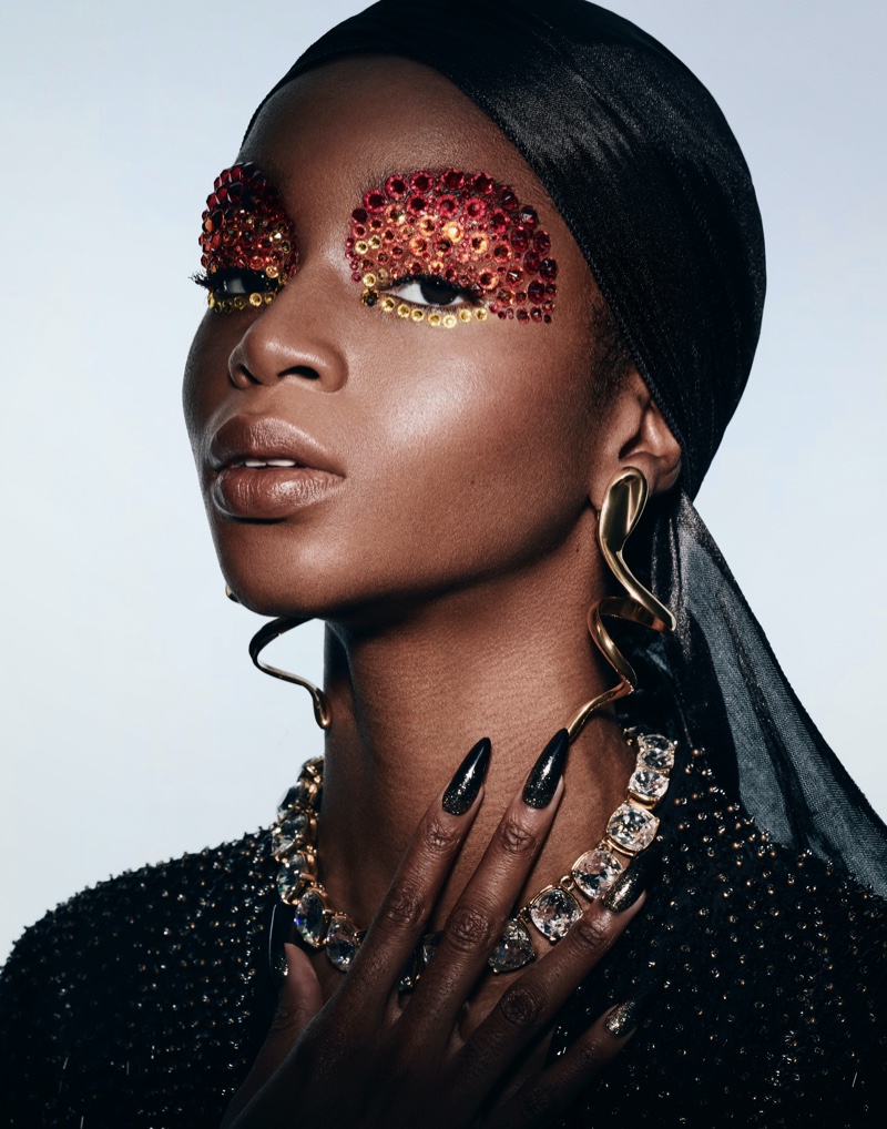 Fatou Jobe Kyla Ramsay ISSUE Magazine Jason Kim Glitter Beauty