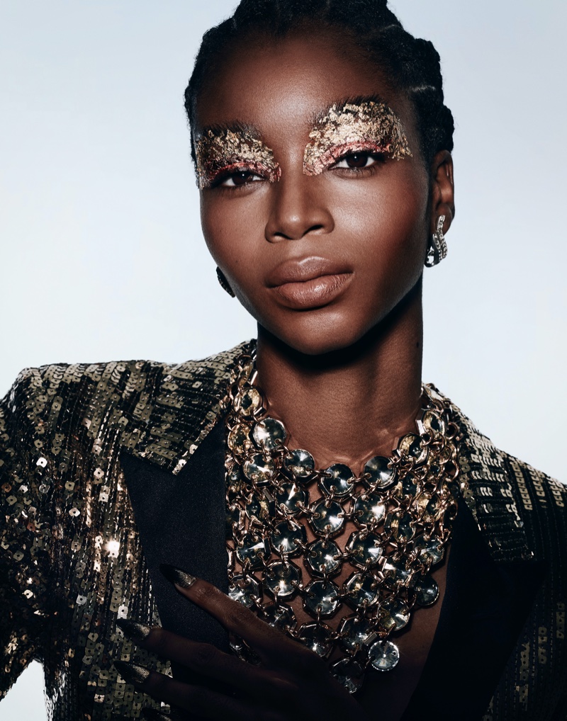 Fatou Jobe Kyla Ramsay ISSUE Magazine Jason Kim Glitter Beauty