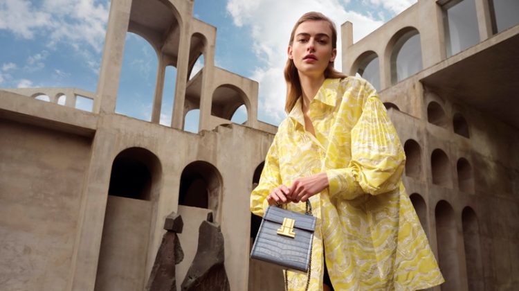 Berit Heitmann Models Lanvin’s Elegant Styles in Barcelona