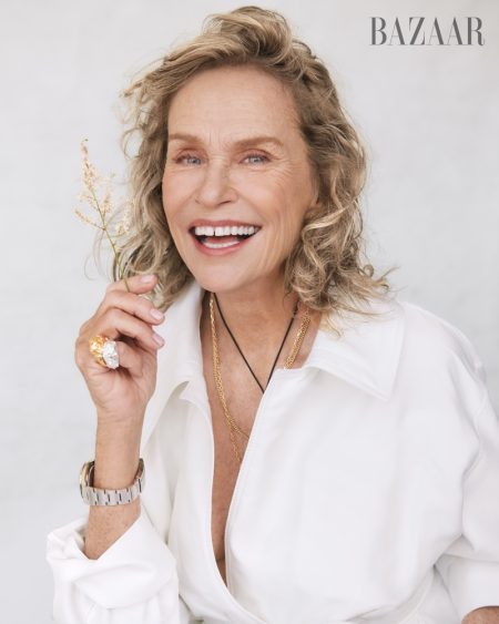 At 78, Lauren Hutton, Stars in Harper's Bazaar's Beauty Issue Lauren Hutton Smile