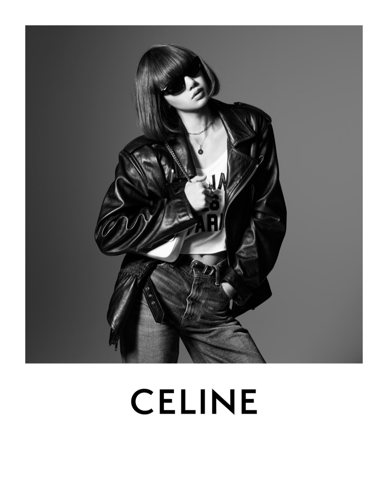 Lisa Leather Jacket Celine Jeans