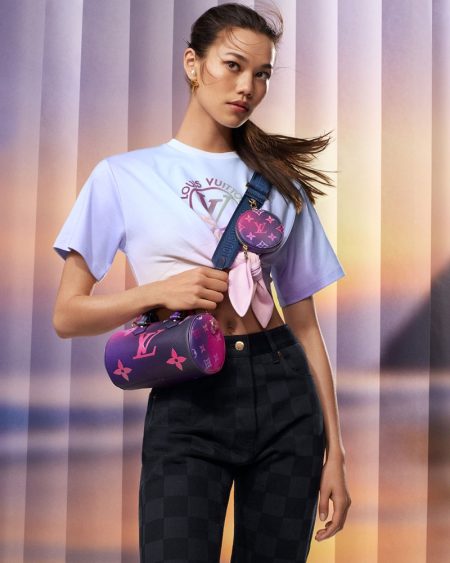 Louis Vuitton Embraces Sunny Style With Spring in the City Collection Louis Vuitton Papillon BB Midnight Fuchsi