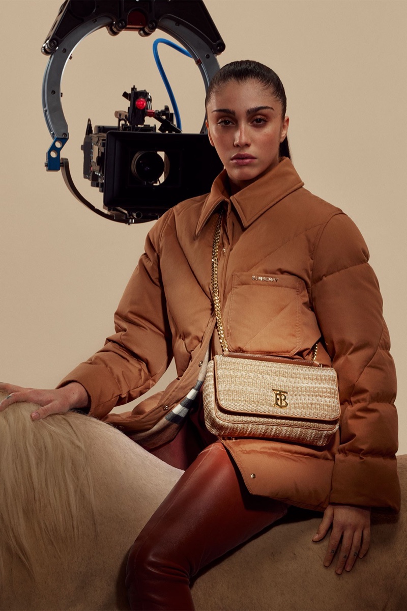 Lourdes Leon Burberry Lola Bag Campaign