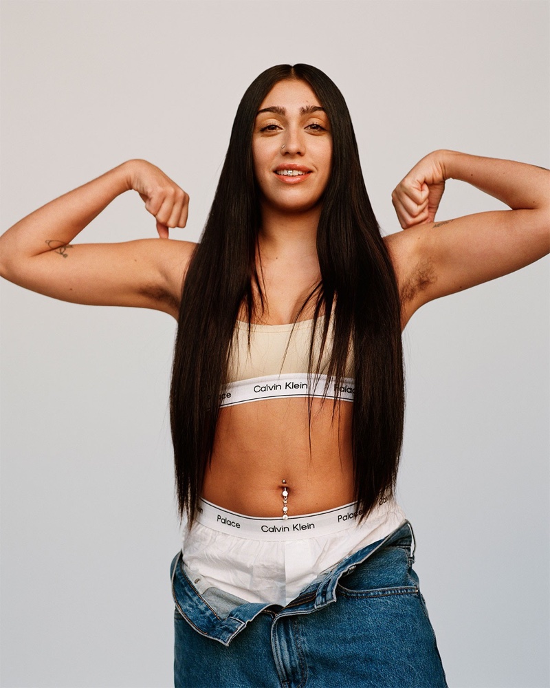 Calvin Klein x Palace Campaign Lourdes Leon Joan Collins Photos