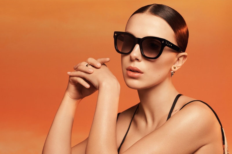 Millie Bobby Brown Louis Vuitton Campaign Sunglasses 2022