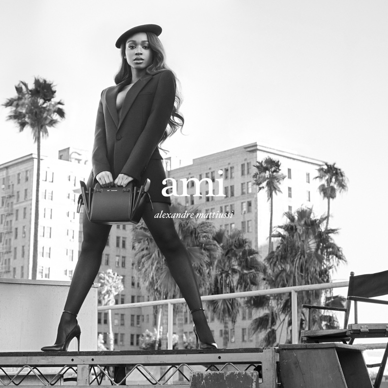 Normani Blazer Beret AMI Paris Campaign