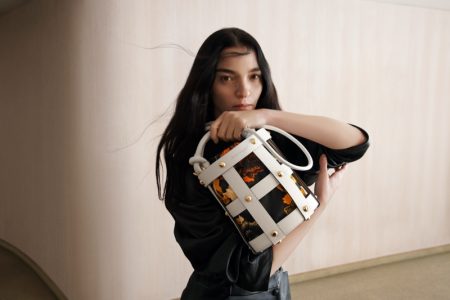 Mariacarla Boscono Inspires With Salvatore Ferragamo Cage Bag Mariacarla Boscono Salvatore Ferragamo Cage Bag