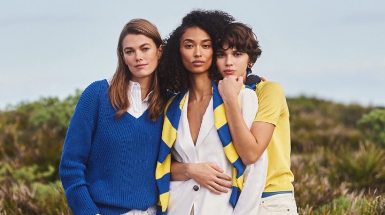 Anais Mali, Mathilde Brandi Embrace the Outdoors for Stefanel Spring 2022 Campaign