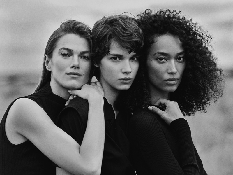 Stefanel Spring 2022 Campaign Black White Photo