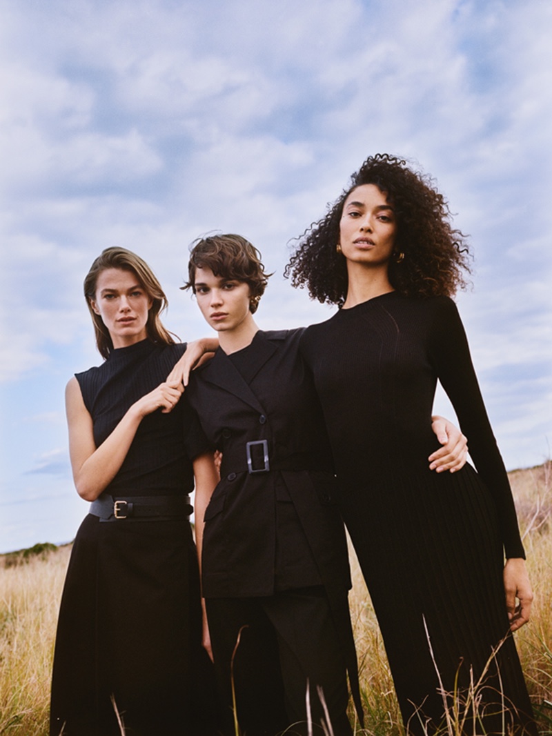 Black Outfits Stefanel Spring 2022 Campaign