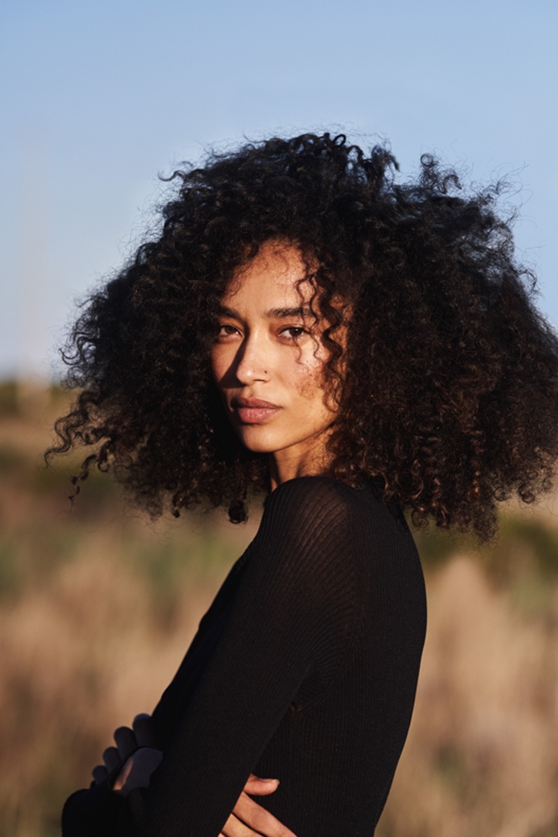 Anais Mali Model Curly Hairstyle