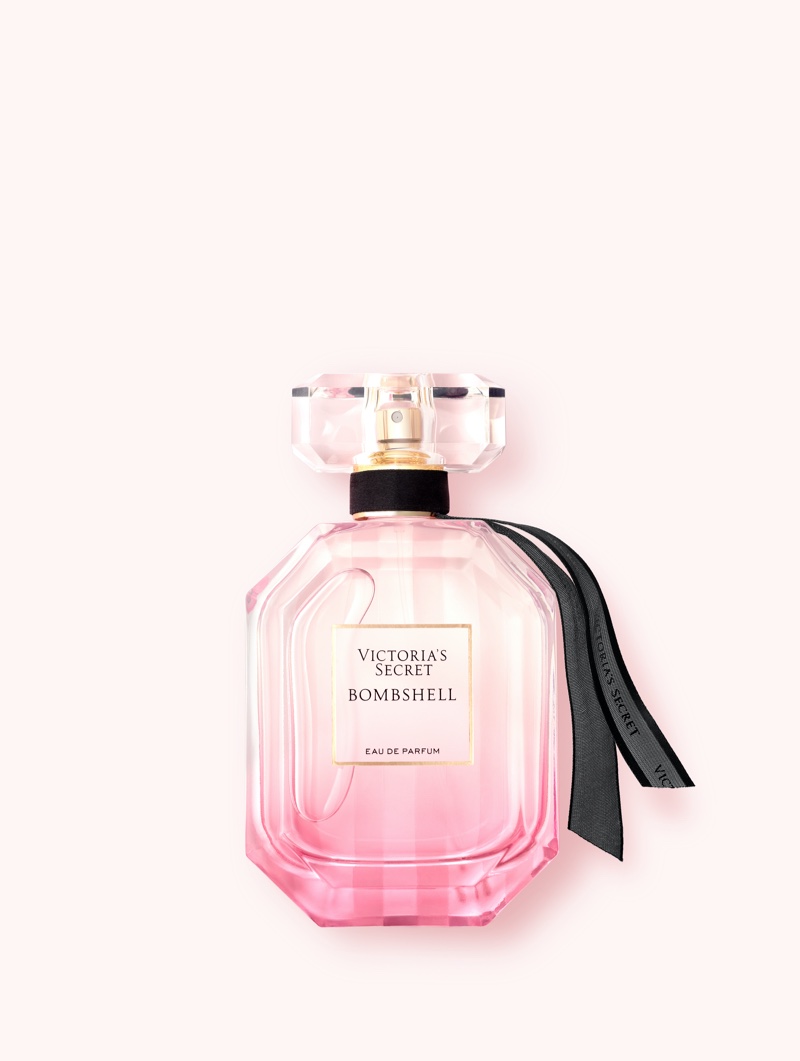 A look at Victoria's Secret's Bombshell eau de parfum bottle.