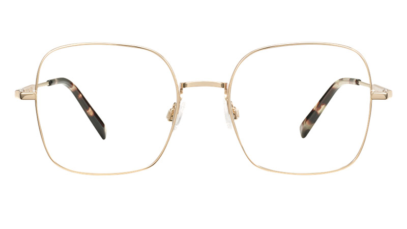Warby Parker Aniyah Eyeglasses in Polished Gold $145