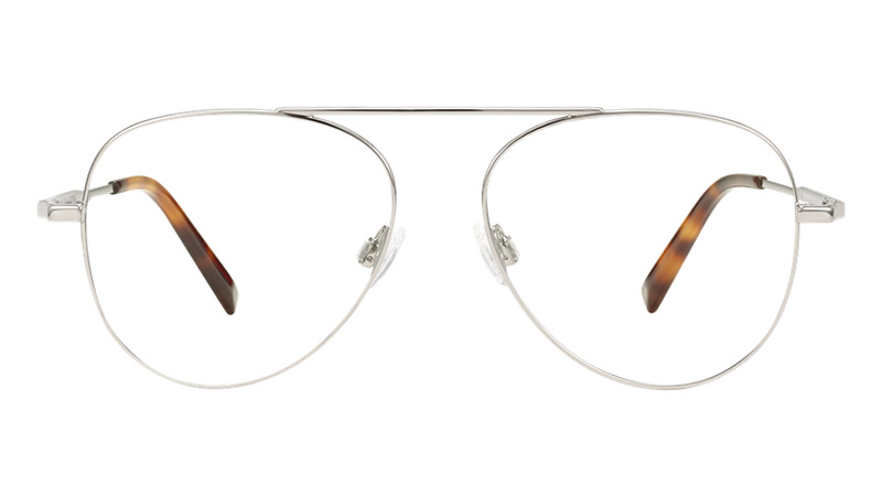 Warby Parker Belmar Eyeglasses in Polished Silver $145