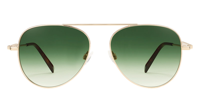Warby Parker Belmar Sunglasses in Polished Gold $145