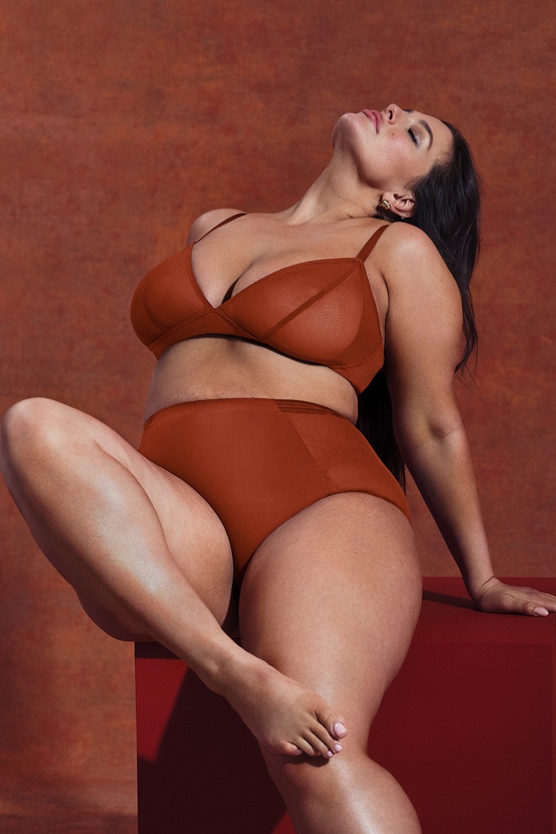 Ashley Graham Impresses in Knix Lingerie Collaboration