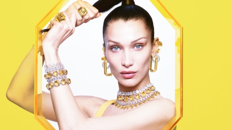 Bella Hadid Yellow Jewelry