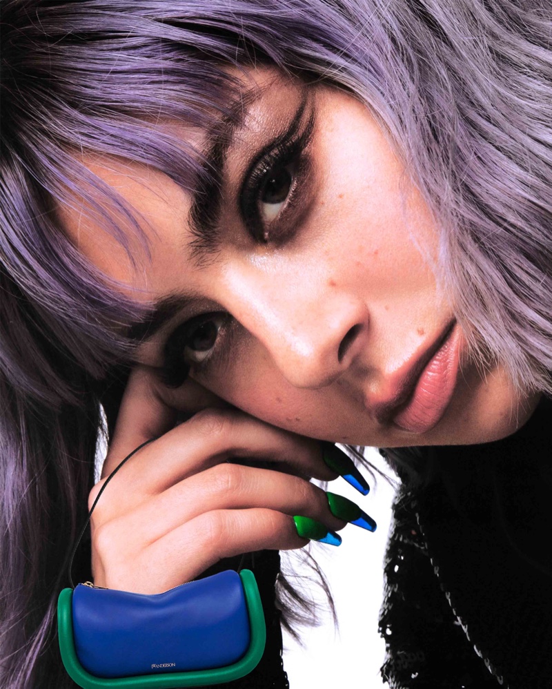 Charli XCX Lilac Purple Hairstyle