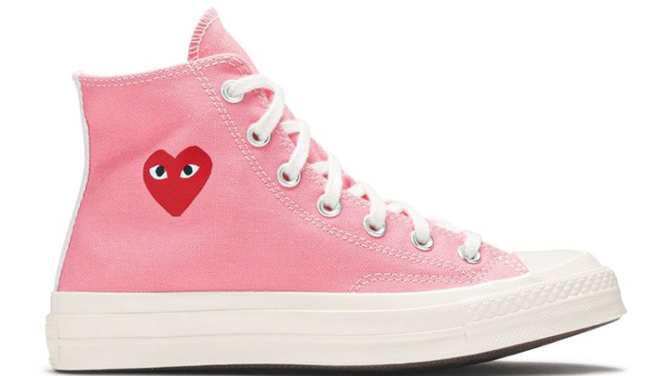 Comme des Garcons PLAY Chuck 70 High Bright Pink