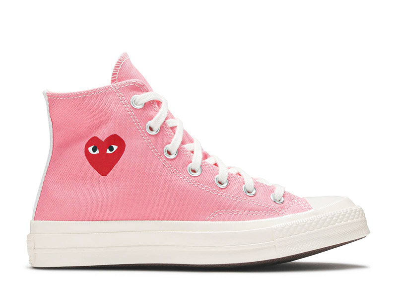 Comme des Garcons PLAY Chuck 70 High Bright Pink