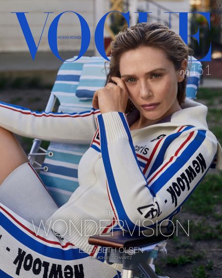 Elizabeth Olsen Is a Fashion Plate for Vogue Hong Kong Elizabeth Olsen Dior Vogue Hong Kong 2022 Cover