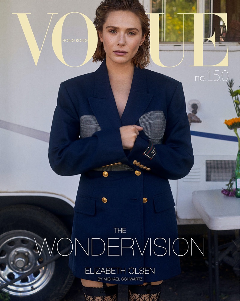 Elizabeth Olsen Vogue Hong Kong May 2022 Cover
