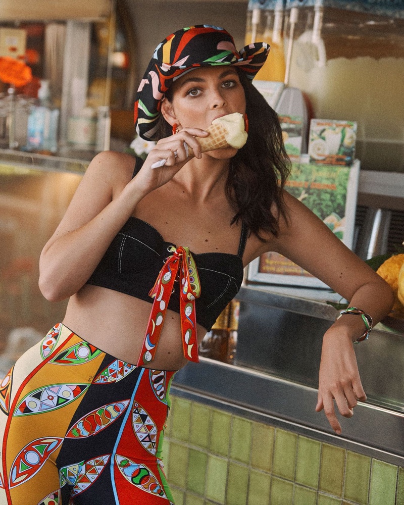 Vittoria Ceretti Ice Cream Emilio Pucci