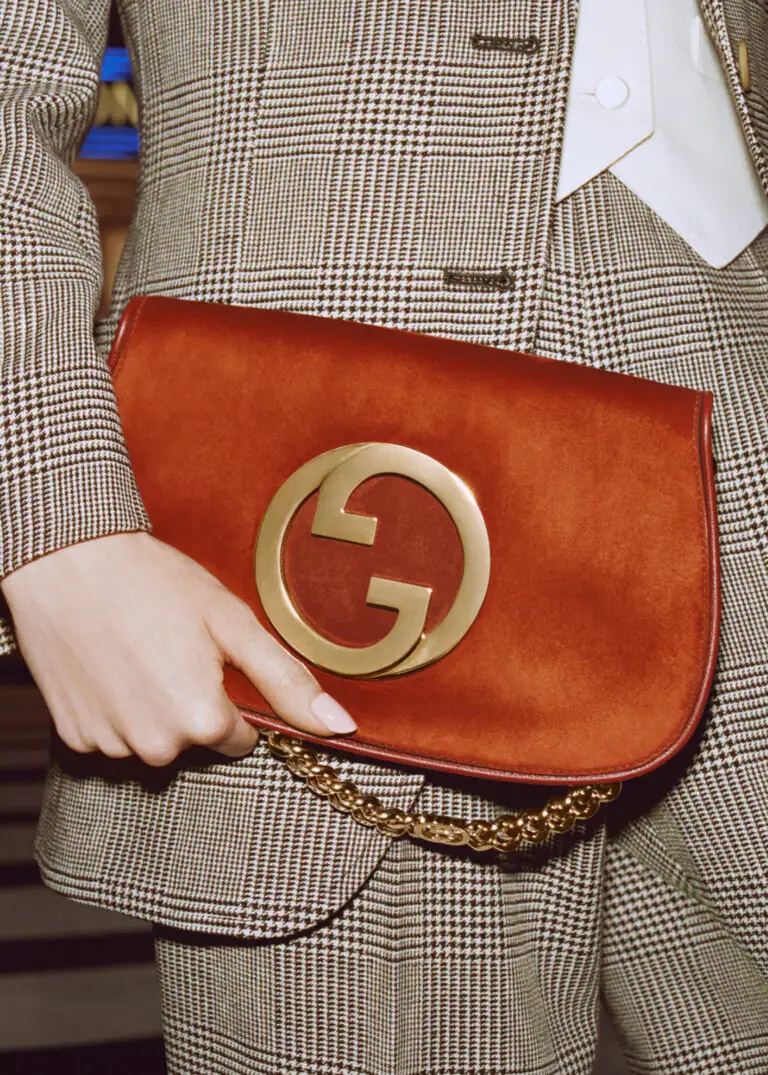 Gucci Blondie Bag Suede