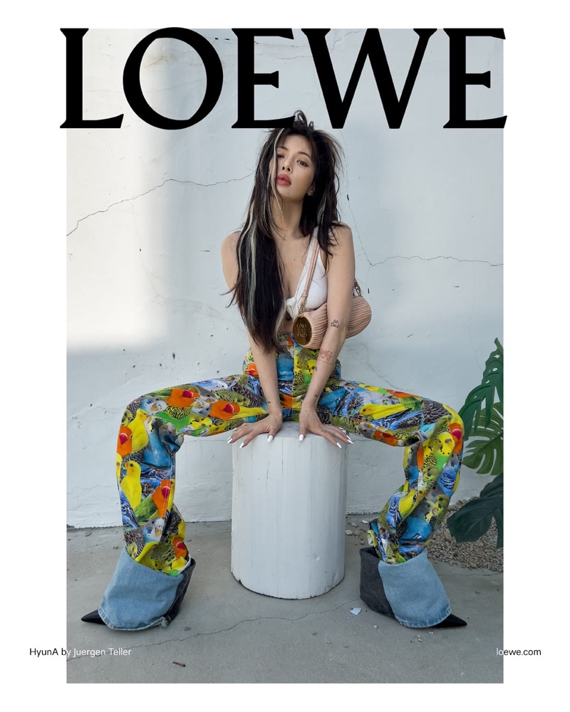 HyunA Loewe Pre-Fall 2022 Campaign