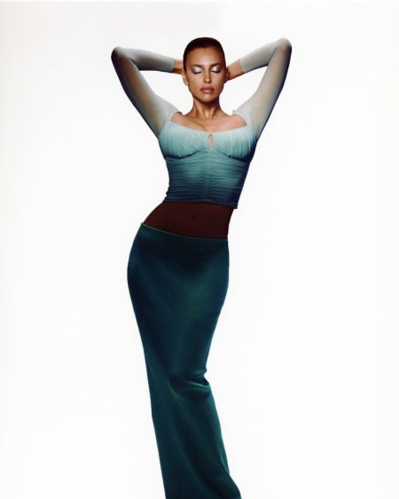 Irina Shayk is a Divine Vision for Self-Portrait Pre-fall Campaign Irina Shayk Model Self-Portrait Campaign Pre-fall 2022
