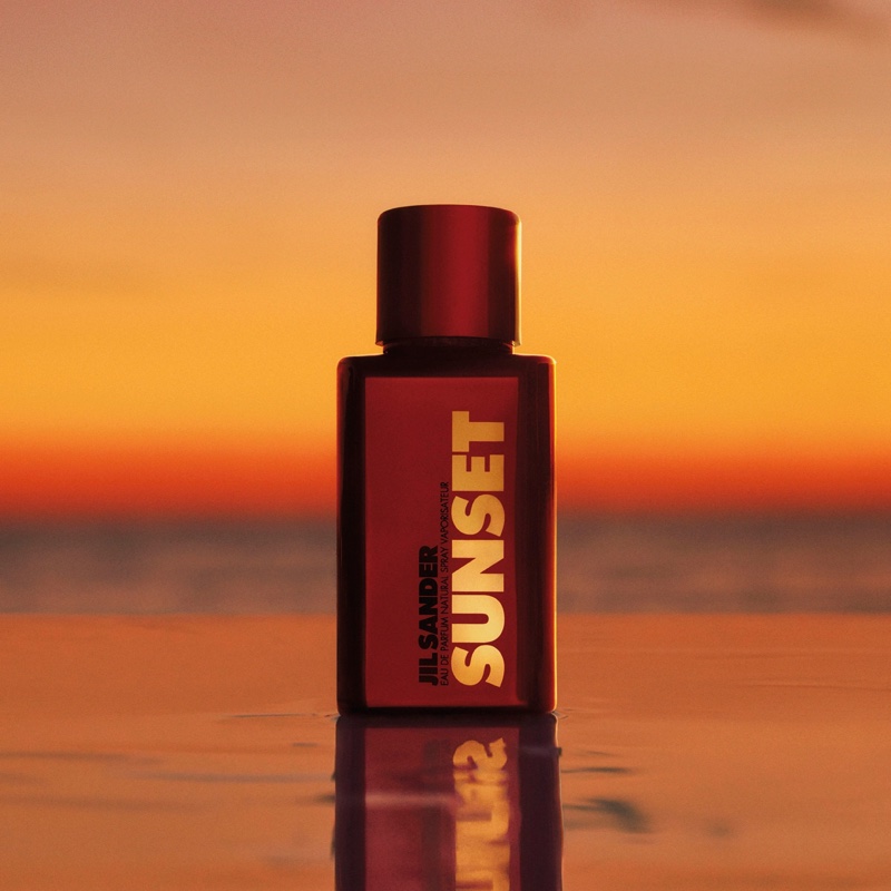 Туалетная вода sunset. Jil Sander Sunset. Парфюм Sunset. Сансет духи женские. Jil Sander Парфюм реклама.