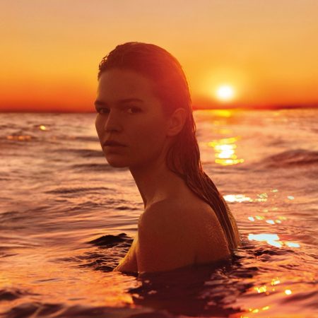 Anna Ewers Takes a Dip in Jil Sander 'Sunset' Perfume Campaign Jil Sander Sunset Perfume Anna Ewers