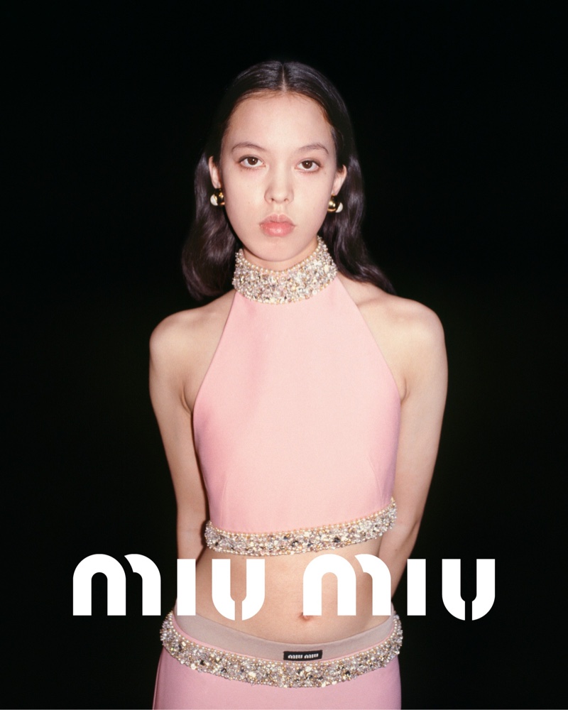 Mica Kendall Miu Miu 2022 Campaign