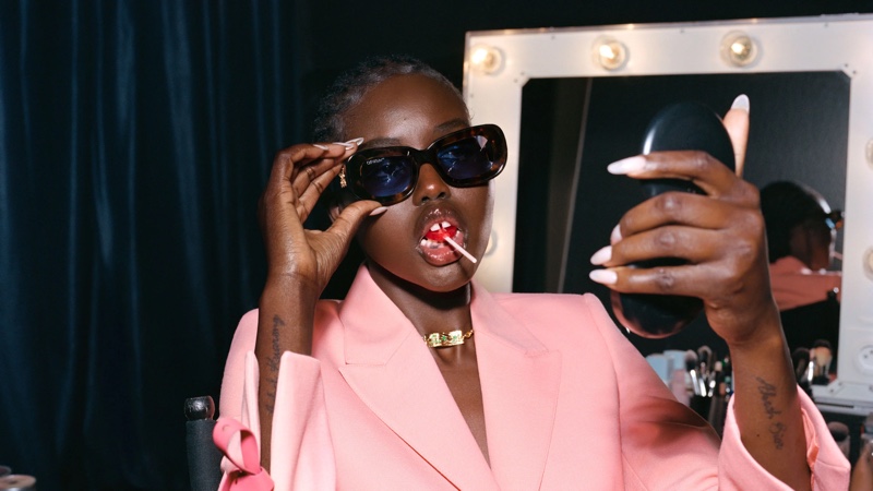 Adut Akech Off-White Eyewear Spring 2022