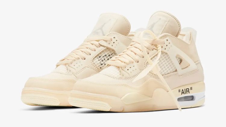 Off-White Womens Air Jordan 4 SP Sail