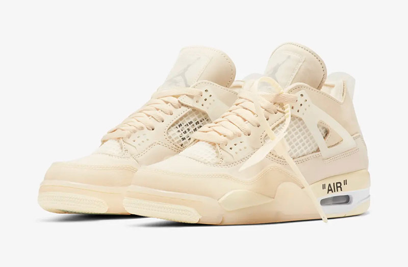 Off-White Womens Air Jordan 4 SP Sail