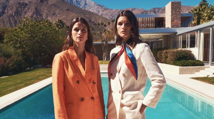 Julia Van Os & Regitze Christensen Are California Chic in Piombo Summer 2022 Campaign