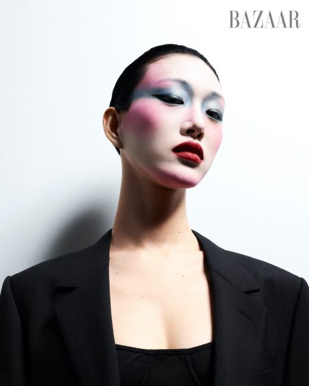 Sora Choi Wows in Beauty Looks for Harper's Bazaar