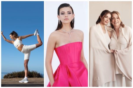 Week in Review: Adriene Mishler for adidas Yoga Make Space, Georgia Fowler, and Olivia Culpo in NAKEDCASHMERE LOVE campaign.
