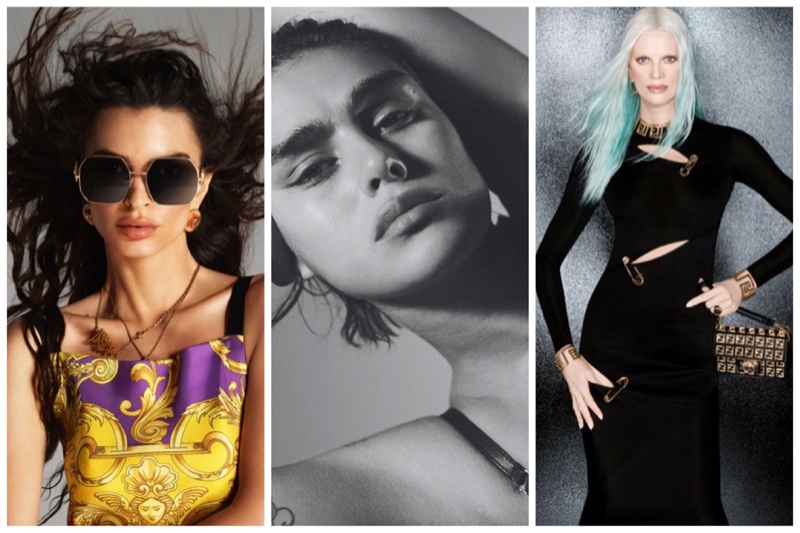 Week in Review: Emily Ratajkowski for Versace Eyewear spring 2022 campaign, Jill Kortleve poses for Harper's Bazaar US, Kristen McMenamy fronts Fendace pre-fall 2022 campaign.