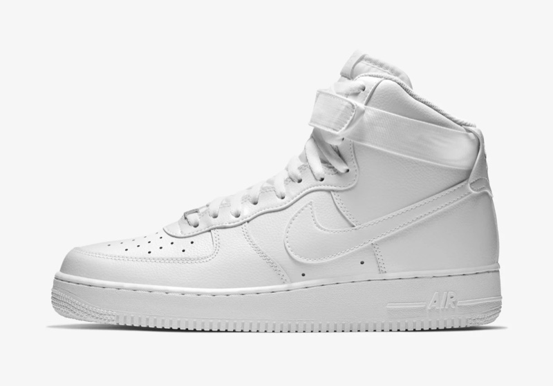 Womens Nike Air Force 1 High Triple White