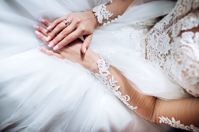 Bridal Lace hands Rings