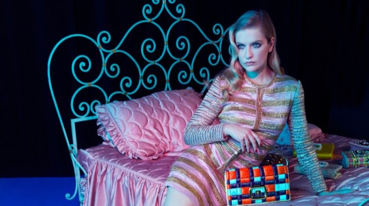 Camille Razat Inspires With Roger Vivier Viv’ Choc Bag Campaign